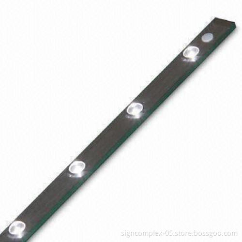LED Cabinet Light with 1W Philips Rebel LED and Plastic Holder for Easy Installation